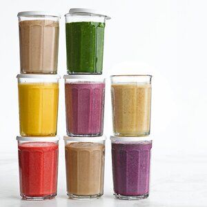 BRAND NEW 4x (Four) 21-oz Working Glasses with Lids